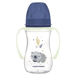 CANPOL BABIES Antikoliková lahev EasyStart sleepy koala modrá 240 ml