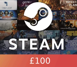 Steam Wallet Card £100 UK Activation Code