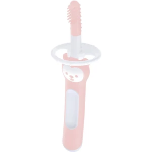 MAM Massaging Brush zubní kartáček pro děti 3m+ Pink 1 ks