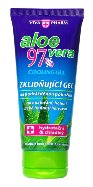 VivaPharm Zklidňující gel po opalování Aloe Vera 97% 100 ml