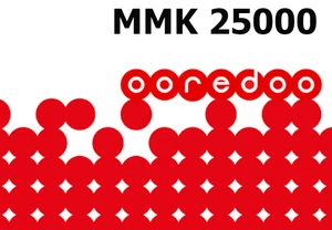 Ooredoo 25000 MMK Mobile Top-up MM