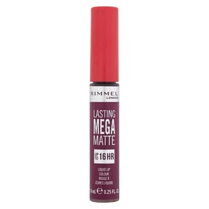 RIMMEL LONDON Lasting Mega Matte Tekutý rúž Rock Me Purple 7,4 ml