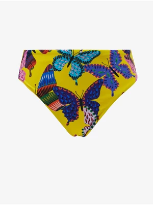 Yellow patterned women's Swimwear Bottoms Desigual Alana I - Women