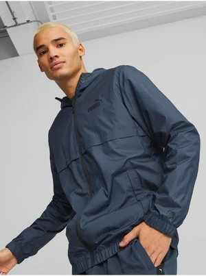 Dark blue men's jacket Puma ESS Solid Windbreaker - Men