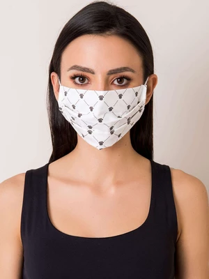 Reusable white cotton mask