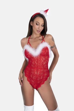 LivCo Corsetti Fashion Woman's Body Santas Lace Lady 90705