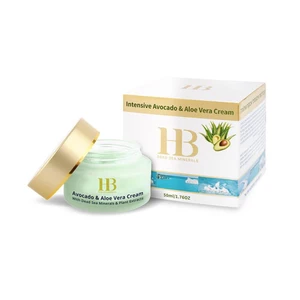 H&B Dead Sea Minerals Intenzivní pleťový krém Avocado & Aloe Vera 50 ml