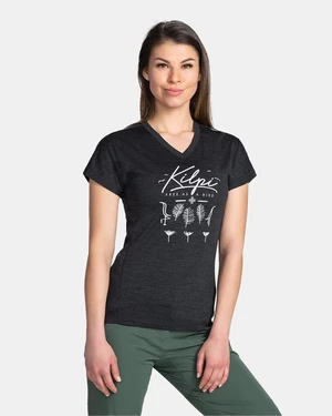 Women's merino T-shirt KILPI MERIN-W Dark gray