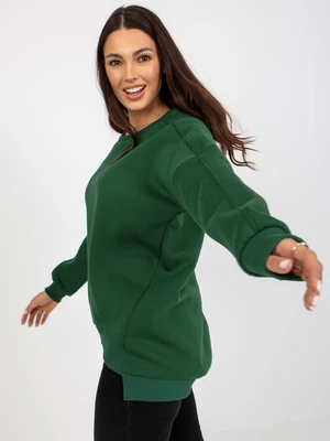 Basic dark green sweatshirt