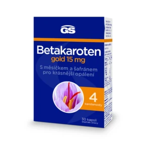 GS Betakaroten gold 15 mg 30 kapslí