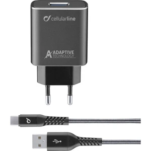 Cellularline  TETRACHSMKIT15WTYC USB nabíjačka do zásuvky (230 V)  1 x USB 2.0 zásuvka A