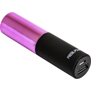 RealPower PB-Lipstick powerbanka 2500 mAh  Li-Ion akumulátor  ružová