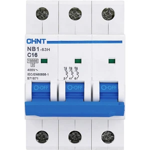 Chint 179877 NB1L elektrický istič    3-pólové 6 A