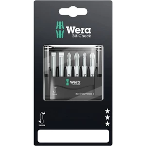 Wera Mini-Check, 50 mm, 05073635001 sada bitov 6-dielna plochý, krížový PH, krížový PZ