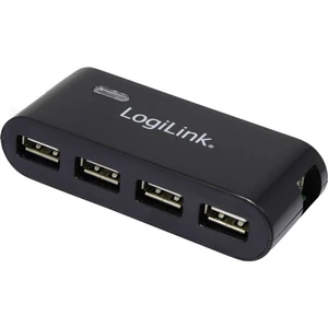 LogiLink UA0085 4 porty USB 2.0 hub  čierna