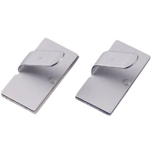 TRU COMPONENTS TC-MWCR25203 úchytka samolepiaci 1593025 Priemer káblového zväzku (rozsah) 10 mm (max)   strieborná 1 ks