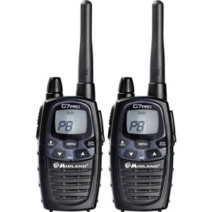 Midland G7 Pro Twin C1090.13 PMR a LPD rádiostanice/vysielačky sada 2 ks
