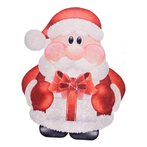 Červeno-biely koberec Vitaus Santa, 60 × 100 cm