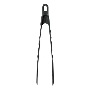 Čierna pinzeta Fackelmann Food & More, dĺžka 28,5 cm