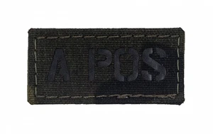 Nášivka AČR IR Combat Systems® krvná skupina A POS - vzor 95 (Farba: Vzor 95 woodland)
