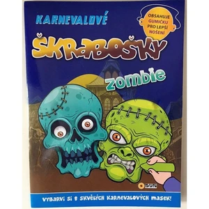 Sun Karnevalové škrabošky Zombie