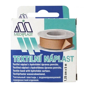 MEDIPLAST Náplast tkaná cívková 1.25 cm x 5 m