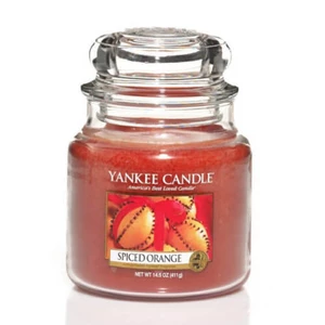 Yankee Candle Aromatická svíčka Classic střední Spiced Orange 411 g
