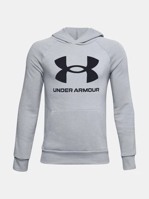 Under Armour Rival Fleece Mikina dětská Šedá