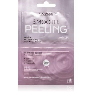 FlosLek Laboratorium Smooth enzymatický peeling pro citlivou pleť 2x4 ml