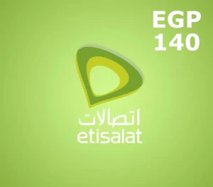 Etisalat 140 EGP Mobile Top-up EG