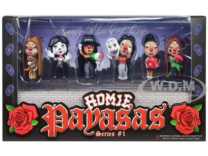 "Homie Payasas" Series 1 2-Inch Figures Set of 6 Pieces by Homies