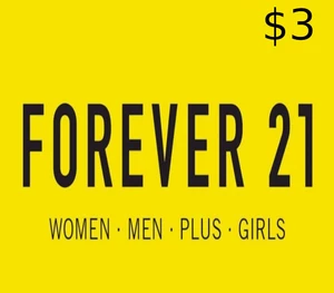 Forever 21 $3 Gift Card US