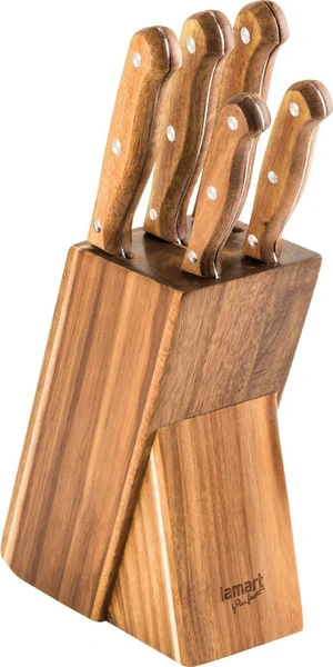 Wood Lamart Sada nožov v bloku
