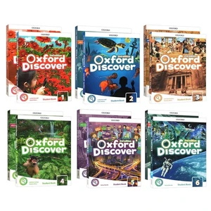 12pcs/Full Set English Version Second Edition Oxford Discover Oxford Children's English Textbook Level 1-6 Free Shipping