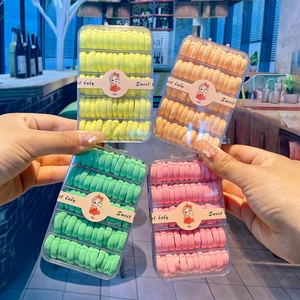 Netizen New Box Candy Color Towel Ring New Traceless And Cute Children'S Leather Band High Elastic And Non Harmful Hair Rope