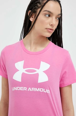 Tričko Under Armour dámsky, ružová farba, 1356305
