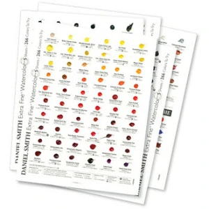 Daniel Smith Watercolour Dot Card 266 odstínů