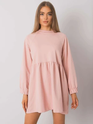 Dusty pink dress with long sleeves by Bellevue