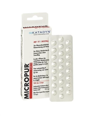 Tablety na čistenie vody Micropur Forte MF 1T Katadyn®, 50 tabliet (Farba: Viacfarebná)