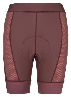 Women's cycling shorts KILPI PRESSURE-W dark red