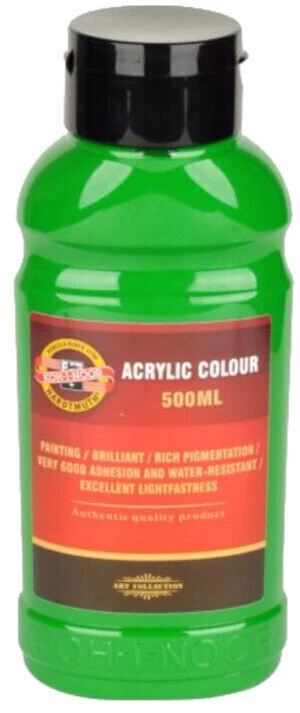 KOH-I-NOOR Akrylová farba 500 ml 520 Permanent Green
