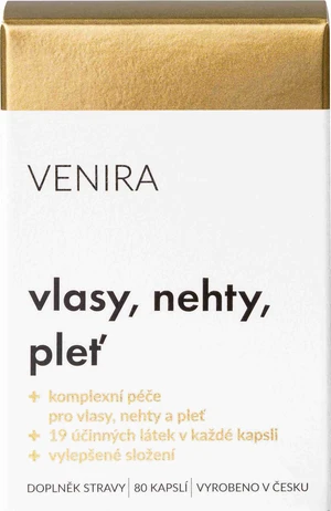 VENIRA kapsule pre vlasy, nechty a pleť, 40 dňová kúra