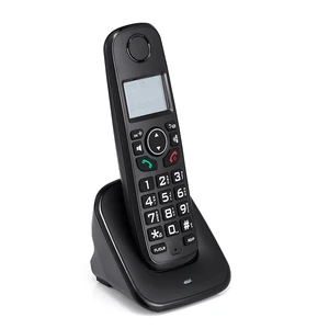 Handheld Cordless Phone System for Office, Cordless Desk Telephone with Caller ID, Low Radiation, Support 5 Handsets Connection