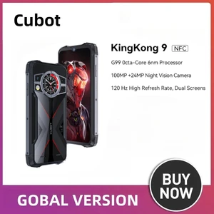 Cubot KingKong 9 Rugged Smartphones Helio G99 Octa Core 24GB+256GB 120Hz 6.583 Inch Screen 100MP Camera 10600mAh Battery NFC