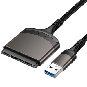 USB 3.0 Type-C to SATA 22 Pin Adapter Connect Cable for 2.5" Hard Disk Driver SSD Laptop
