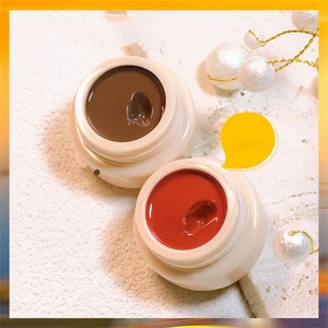 20 Colors Nail Polish Gel Nail Shop Special Popular Color Canned Solid Cream Silky Matte Glue Nail Polish Glitter Varnishes Tool