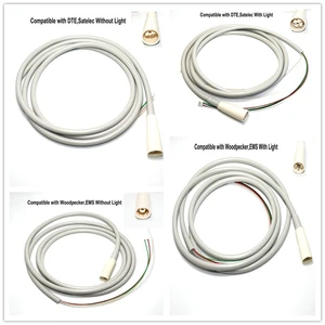 1Pcs Dental Scaler Detachable Cable Tube Ultrasonic Scaler Cable Pipe Hose Fit DTE Satelec EMS Woodpecker Plug-in 4 Types