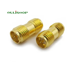 2Pcs RP SMA Jack Plug RF Adapter Connector RP SMA female to RP SMA female jack straight adapter RF RP SMA Jack Plug adapter