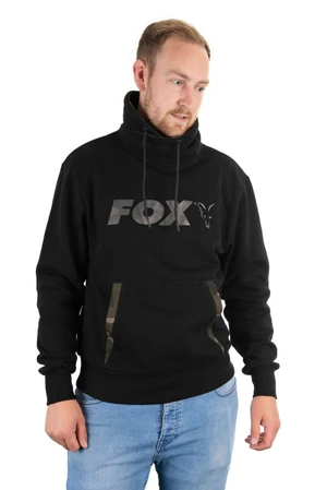 Fox mikina Black/Camo Print High Neck vel.L