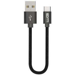 Kábel WG USB-C na USB, 20cm, čierna